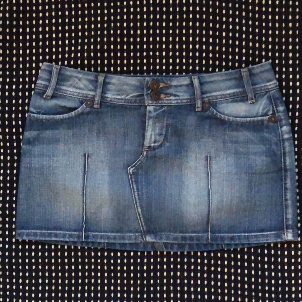 guess jeans denim skirt